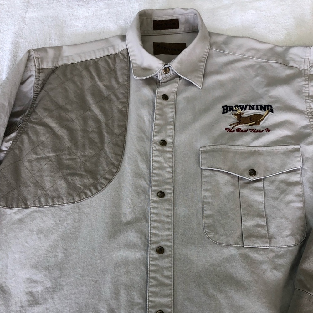 BROWNING Super Naturals Men’s Snap Down Shirt LG